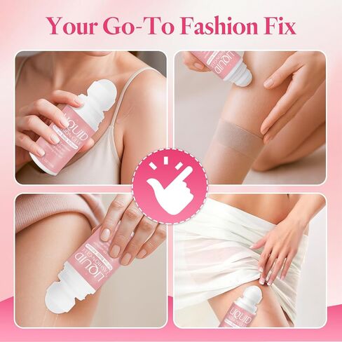 Vigorder Body Adhesive for Clothing Roll-On 2.54 Oz – Sweat Resistant & Long Lasting Body Glue for Clothes for Dancers, Socks, Leotards, Bras, Wigs, Costumes in Kuwait