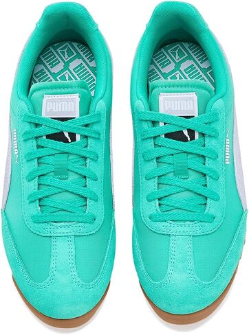 PUMA Womens Arizona Nylon Shoes Vibrant Green/Lavender Pop/Gum 7 Medium in Kuwait