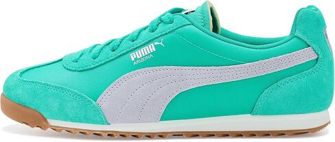 PUMA Womens Arizona Nylon Shoes Vibrant Green/Lavender Pop/Gum 7 Medium in Kuwait