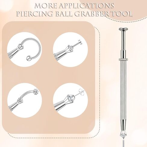 ONESING 18G Horseshoe Nose Rings for Women Stianless Steel Double Gem Nose Rings Hoops Silver/Gold Cartilage Helix Tragus Horse shoe Nose Jewelry Hypoallergenic Nostril Piercing Jewelry for Women Men with Piercing Ball Grabber Tool in Kuwait