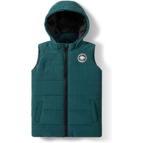 SUNDAY ROSE Boys Girls Hooded Puffer Vest Lightweight Sleeveless Quilted Waistcoat Outerwear in Saudi Arabia