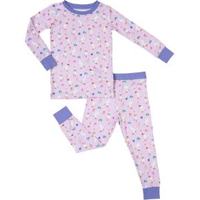 LollyBanks Toddler Pajamas, Two-Piece Long Sleeve Pajama Set, 95% Viscose and 5% Spandex, Toddler Sleepers in Saudi Arabia