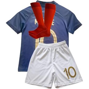 Soccer Jersey Boys,Uniform Kids Soccer Jersey for Girls 7# Football Soccer Set 3 Piece in Kuwait