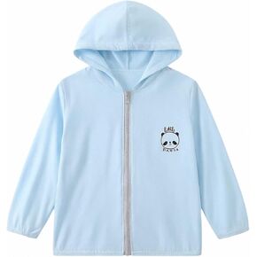 Girls Lightweight Sun Protection Jacket UPF 50+ Zip Up Hoodie Kids Active Sportswear Cooling Thin Tops in Saudi Arabia