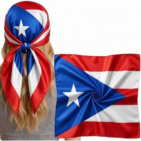Head Scarf for Women - Fashion Silk-Like Neck Bandana Hair Wrap, Large Square Headscarf for Gift 27.5 x 27.5 inches in Kuwait