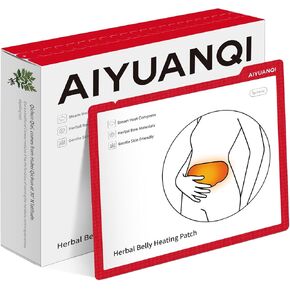 3PCS Menstrual Cramps Herbal Heating Patches for Pain Relief, Self-Heating Mugwort Patches, Full Abdomen Cover and Skin-friendly Comfortable, Rapid Heating and Keep Warm, Ideal Gift for Women in Saudi Arabia