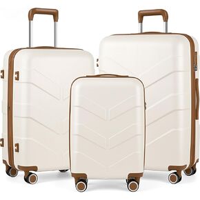 TILYMOL Luggage Sets 3 Piece with Spinner Wheel, Hardside Suitcase Set with TSA Lock, Expandable Lightweight Travel Luggage for Men and Women, Blue in Saudi Arabia