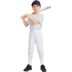 DEVOROPA Toddler to Big Boys Baseball Pants Youth Softball Fast Pitch Tee Ball Kids Practice Pants Pockets in Saudi Arabia