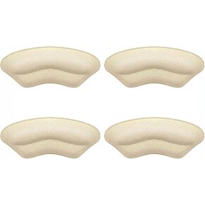 KTSAY Self-Adhesive Heel Grips & Protectors - Non-Slip Cushion Inserts to Prevent Blisters(Beige) in Kuwait