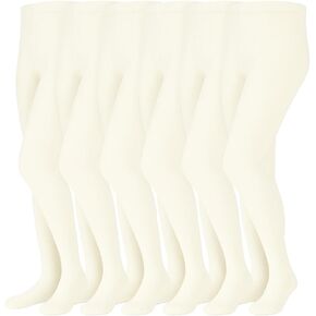 Girls Fancy Tights, 6 Pairs, 100% Nylon, Made in Taiwan in Saudi Arabia
