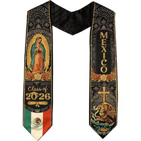 Graduation Stole Mexico, Mexican Graduation Sash 2026, Class of 2026, Cross Graduate Stole in Kuwait