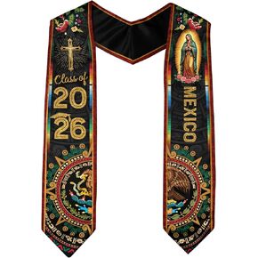 Graduation Stole Mexican, Estolas De Graduacion, Class Of 2026, Mexican Graduation Sash, Cross Graduate Stole in Saudi Arabia