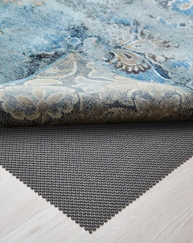 Veken 6x9 Ft Rug Pad Gripper for Hardwood Floors, Non Slip Rug Pads for Area Rugs, Thick Dark Grey Rug Grippers for Tile Floors, Under Carpet Anti Skid Mat, Keep Your Rugs Safe and in Place in Saudi Arabia