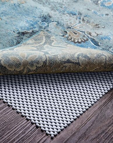 Veken 6x9 Ft Rug Pad Gripper for Hardwood Floors, Non Slip Rug Pads for Area Rugs, Thick Dark Grey Rug Grippers for Tile Floors, Under Carpet Anti Skid Mat, Keep Your Rugs Safe and in Place in Saudi Arabia