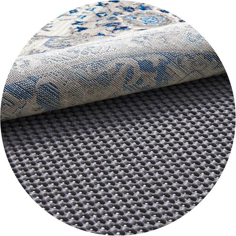 Veken 6x9 Ft Rug Pad Gripper for Hardwood Floors, Non Slip Rug Pads for Area Rugs, Thick Dark Grey Rug Grippers for Tile Floors, Under Carpet Anti Skid Mat, Keep Your Rugs Safe and in Place in Saudi Arabia