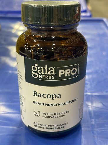 GAIA HERBS PRO Bacopa - Brain Health & Nootropic Support - 60 Liquid Phyto-Caps (30 Servings) in Saudi Arabia