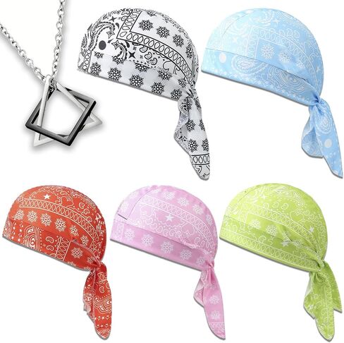 Elastic Cycling Sports Cap, Quick Dry Cooling Head Scarf, Breathable Sweat Wicking Bandana, Elastic Fit Head Wrap in Saudi Arabia