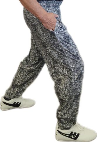Black Stonewash Baggy Gym Pants for Bodybuilding & Weightlifting by Otomix Sports Gear in Saudi Arabia