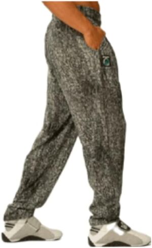 Black Stonewash Baggy Gym Pants for Bodybuilding & Weightlifting by Otomix Sports Gear in Saudi Arabia