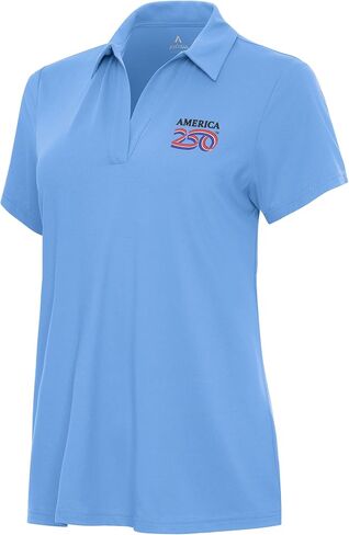 Antigua America 250 Women’s Era Polo - Soft Brushed Jersey Golf Shirt - UV Protection - Four-Way Stretch and Moisture Wicking in Kuwait