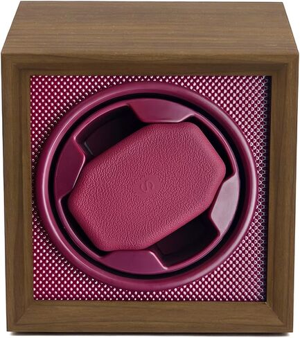 Automatic Watch Winder for Automatic Watches, Single Watch Winder Box with Quiet Motor, Wooden Watch Winder Case with Display Window, Watch Rotator Storage Organizer for Men and Women in Saudi Arabia