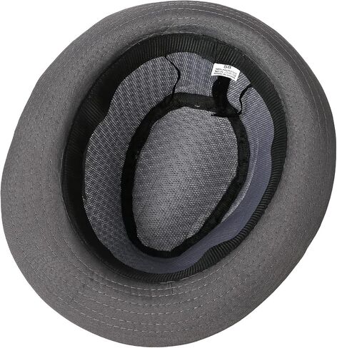 OIDEA Men's Mesh Breathable Fedora Hat: Simple Strappy Foldable Casual Fedora Hat for Men Lightweight Formal Occasion Outdoor Gray in Kuwait