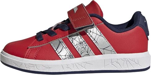 adidas Kids' Grand Court Elastic Lace & Strap Shoe in Saudi Arabia