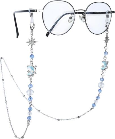 Sunglasses Chain for Women, Adjustable Eyeglasses Holders Around Neck Glasses Charms for Eyewear Retainer Strap in Kuwait