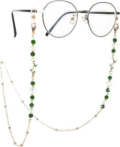 Sunglasses Chain for Women, Adjustable Eyeglasses Holders Around Neck Glasses Charms for Eyewear Retainer Strap in Kuwait