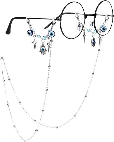 Cute Glasses Charms for Women, Eyeglasses Chain Sunglasses Lanyard Accessories for Women Mom Lover Grandma Sister in Kuwait