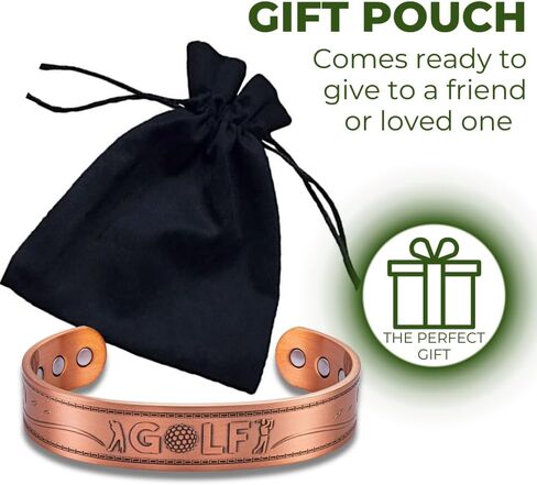 Willis Judd Mens Copper Bangle Golf Bracelet in Kuwait