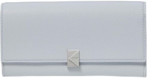 kate spade new york Deco Colorblocked Pebbled Leather Large Flap Wallet in Kuwait
