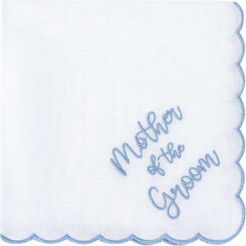 Lamyba Mother of the Bride/Groom/Law Gifts Wedding Handkerchief Something Blue in Saudi Arabia