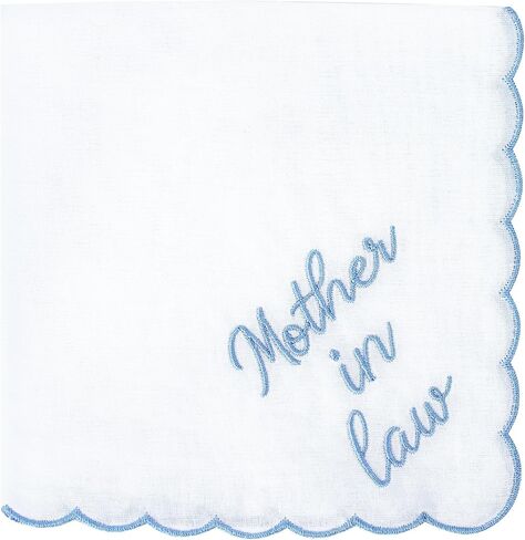 Lamyba Mother of the Bride/Groom/Law Gifts Wedding Handkerchief Something Blue in Saudi Arabia