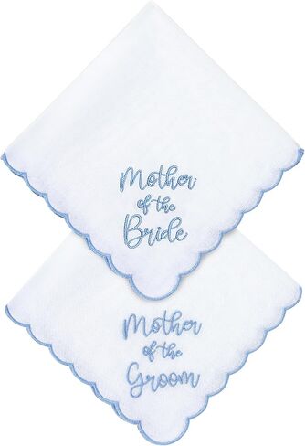 Lamyba Mother of the Bride/Groom/Law Gifts Wedding Handkerchief Something Blue in Saudi Arabia