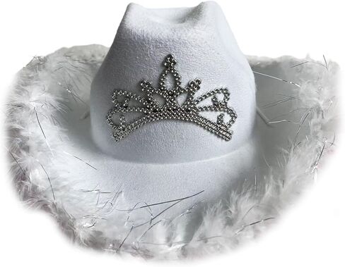 Western Fedoras Hat Cowgirls Furry Trims for Party Photo Props Headwaer Gifts Western Hats for Women in Saudi Arabia