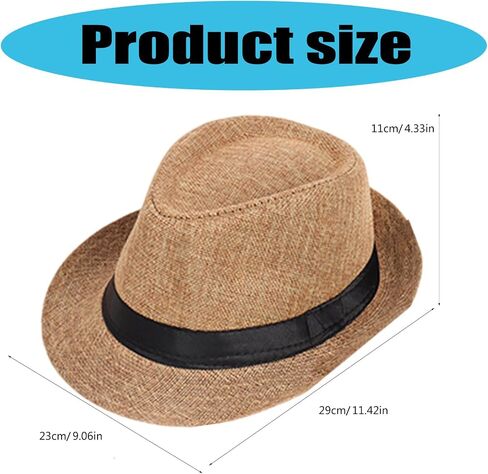 Classical Party Hat for Men Women Wedding Travel Outdoor Sun Protective Breathable Fedoras Caps for Jazzy Dance Performers in Saudi Arabia