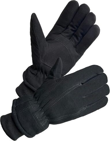 SKYDEER Super Soft and Warm Winter Gloves with Deersplit Leather Suede and 3M Thinsulate Insulation for Cold Weather SD5176T in Kuwait