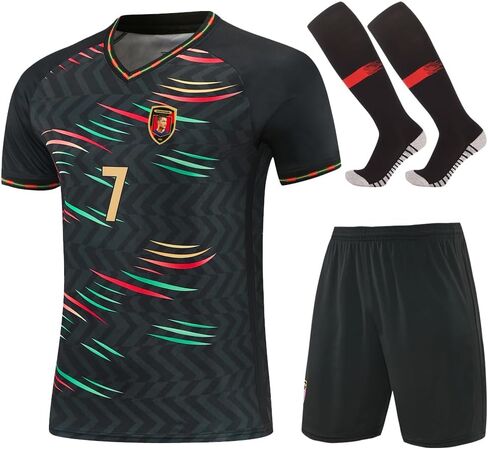 Youth Soccer Jersey for Boys Girls Kids Uniform children's sportswear Shirt Birthday Gift Set in Saudi Arabia