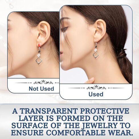 Jewelry Sealant, Jewelry Protective Coating Forming an Efficient Isolation Barrier Invisible Protection Scratch-Resistant for Earrings Necklaces Bracelets Watches, 5ml in Saudi Arabia