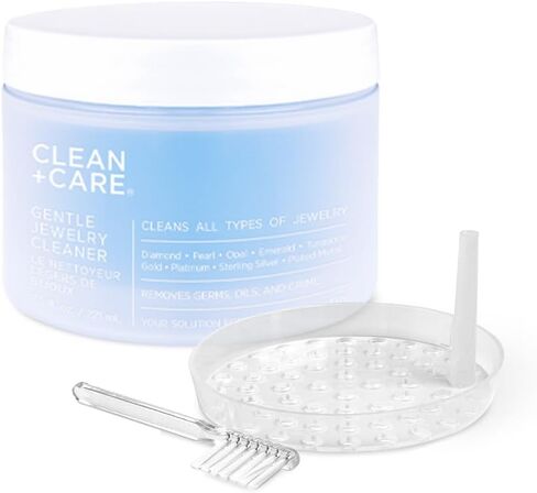 Gentle Jewelry Cleaner – Safe, Ammonia-Free Professional Jewelry Cleaning Solution for Rings, Necklaces, Bracelets, Earrings & Watches – Gold, Silver, Diamond Care in Saudi Arabia