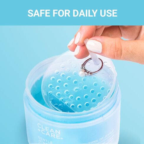 Gentle Jewelry Cleaner – Safe, Ammonia-Free Professional Jewelry Cleaning Solution for Rings, Necklaces, Bracelets, Earrings & Watches – Gold, Silver, Diamond Care in Saudi Arabia