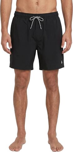 Volcom Men's 17" Elastic Waist Surf Swim Trunks – Quick-Dry Boardshorts with Drawstring and Back Pocket in Kuwait