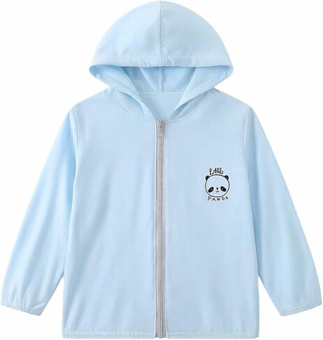 Girls Lightweight Sun Protection Jacket UPF 50+ Zip Up Hoodie Kids Active Sportswear Cooling Thin Tops in Saudi Arabia