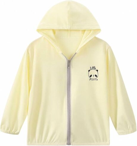 Girls Lightweight Sun Protection Jacket UPF 50+ Zip Up Hoodie Kids Active Sportswear Cooling Thin Tops in Saudi Arabia