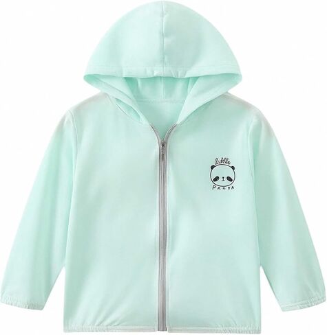 Girls Lightweight Sun Protection Jacket UPF 50+ Zip Up Hoodie Kids Active Sportswear Cooling Thin Tops in Saudi Arabia