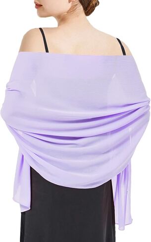 Chiffon Shawls and Wraps - Lightweight Scarve for Women Evening Dresses Wedding Bridal Formal Party in Saudi Arabia