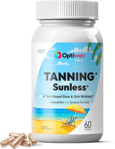 Tanning Pills for Men Women - Self Tan Capsules that Work Fast Without Sun - Natural Oral Melanin Supplement Pill for Sunless Healthy Tan Golden Glow - Gluten Free Vegan Non-GMO in Saudi Arabia