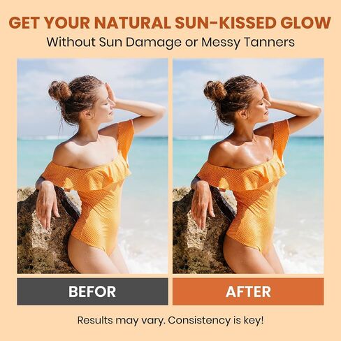 Tanning Gummies for Women & Men with Astaxanthin 24mg, Sunless Tanning Supplement with Beta Carotene, Vitamins, L-Tyrosine for Natural Glow, Skin Health, Antioxidant, Self Tanner, Vegan & Sugar Free in Kuwait