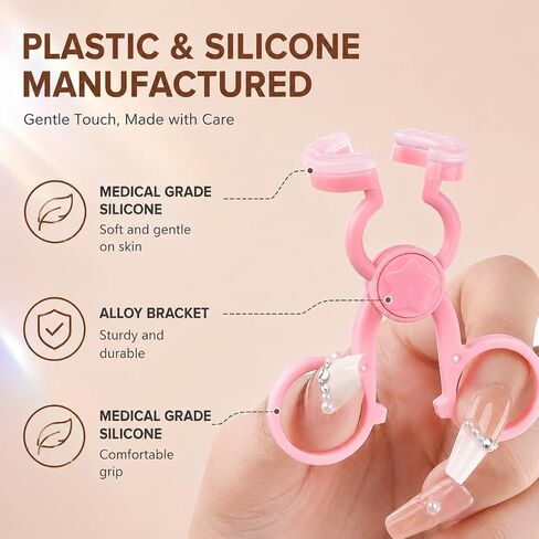 Contact Lens Case, Travel Size Cute Contact Lenses, Remover & Inserter Kit, Soft Contact Lens Applicator with Tweezers, Easy for Beginners and Long Nails in Kuwait